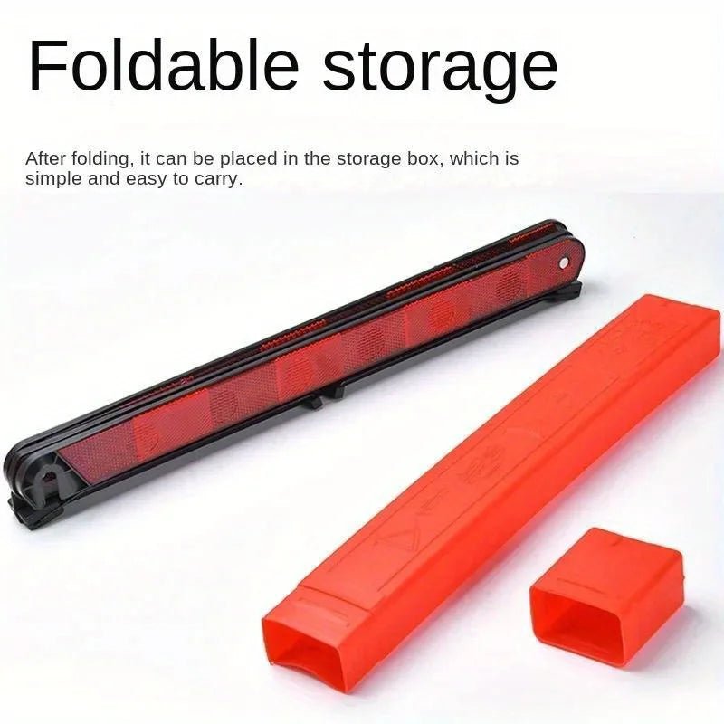 Safety Triangle Kit, Foldable Emergency Road Warning Reflector Roadside Reflective Warning Sign Emergency Car Kit - Direct On Sale