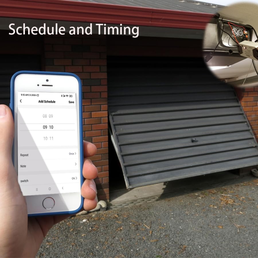 Smart Garage Door Opener WiFi Garage Door Controller APP and Voice Control - Direct On Sale