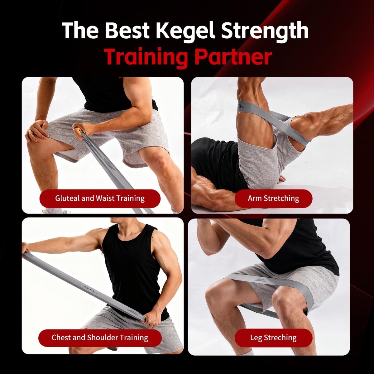 Smart Thigh Fitness Trainer with LED Display – Adjustable Resistance 12–80lb - Direct On Sale