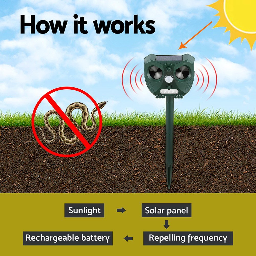 Snake Repeller Ultrasonic Battery USB Powered - Direct On Sale