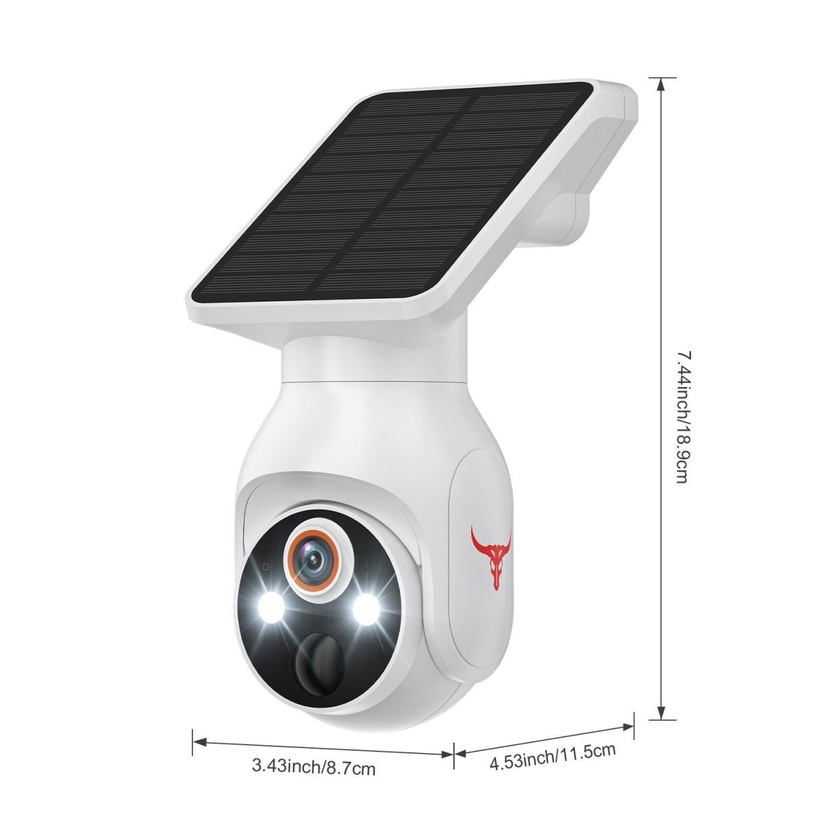 Solar Powered Outdoor Security Camera 1080P - Wireless Smart Home PTZ CCTV with Two - Way Audio, IP65 Waterproof & Colour Night Vision - Direct On Sale