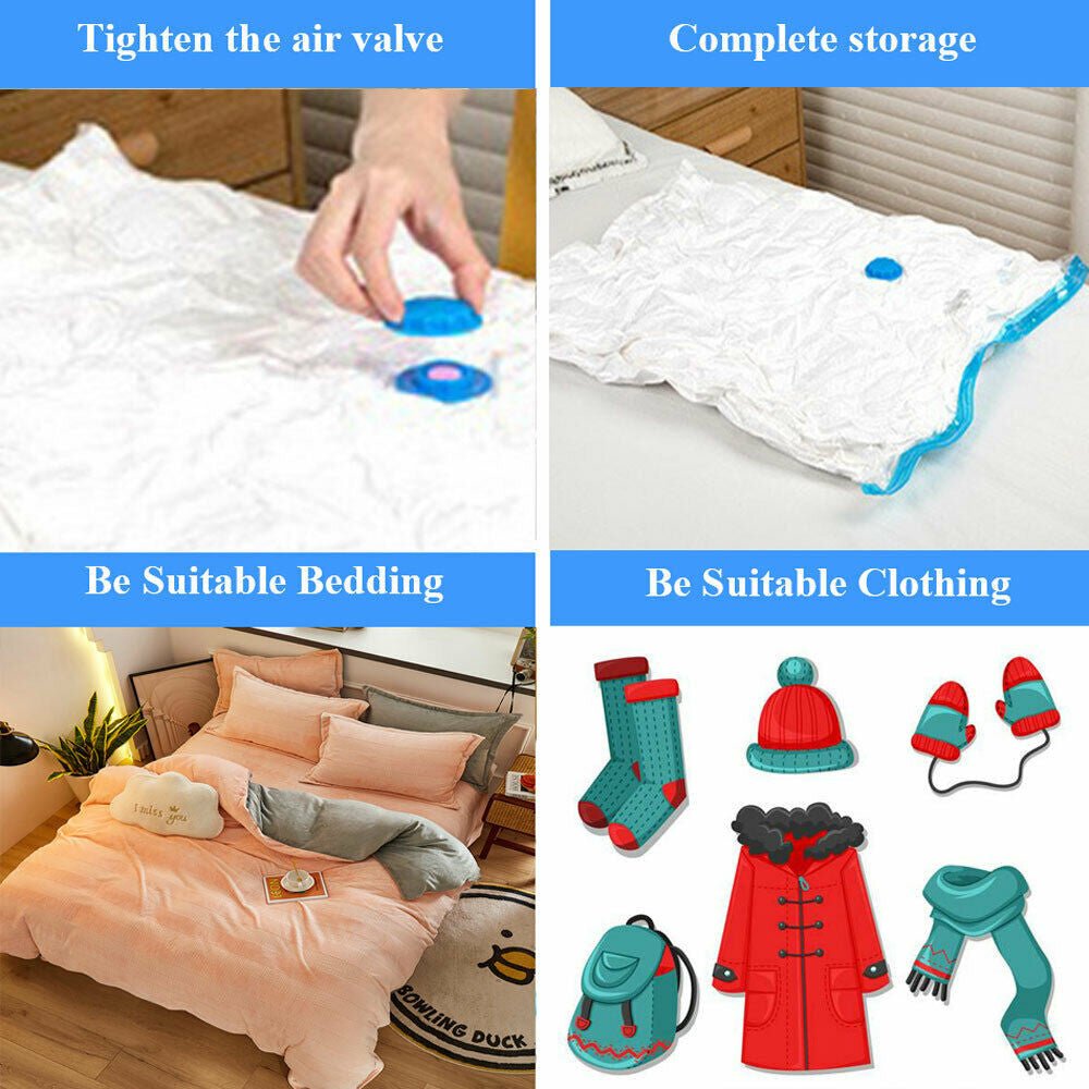 Space - Saving Vacuum Storage Bags - Direct On Sale