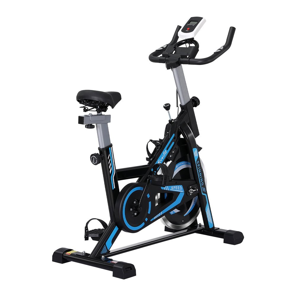 Spin Bike Exercise Bike 13KG Flywheel Fitness 150kg capacity - Direct On Sale