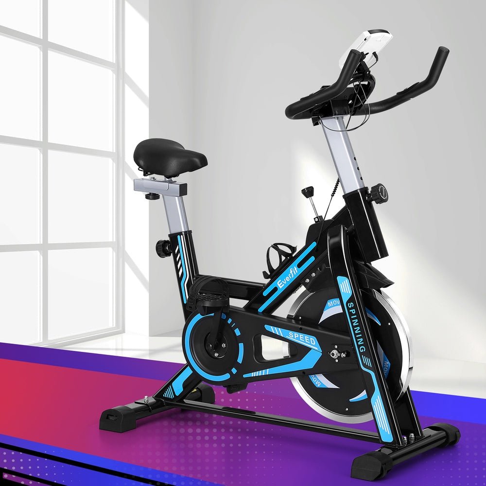 Spin Bike Exercise Bike 13KG Flywheel Fitness 150kg capacity - Direct On Sale