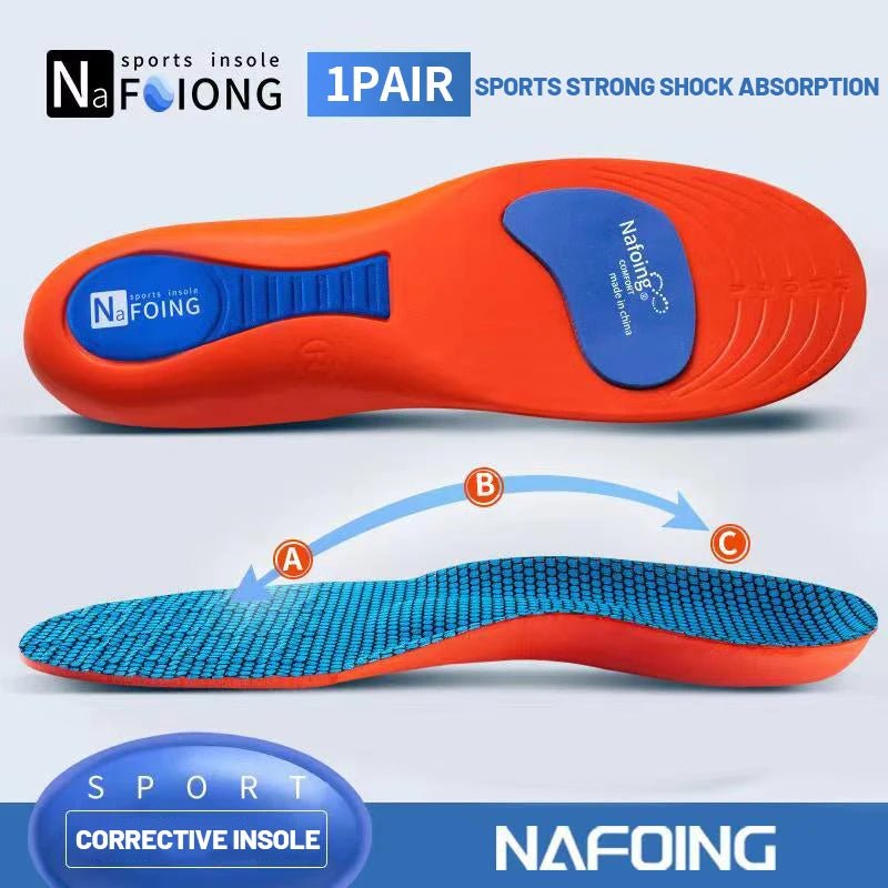 Sport Orthopedic Insoles for Feet Men Women EVA Breathable Shock Absorption Shoes Insole for Running Basketball Sport Care Pads - Direct On Sale