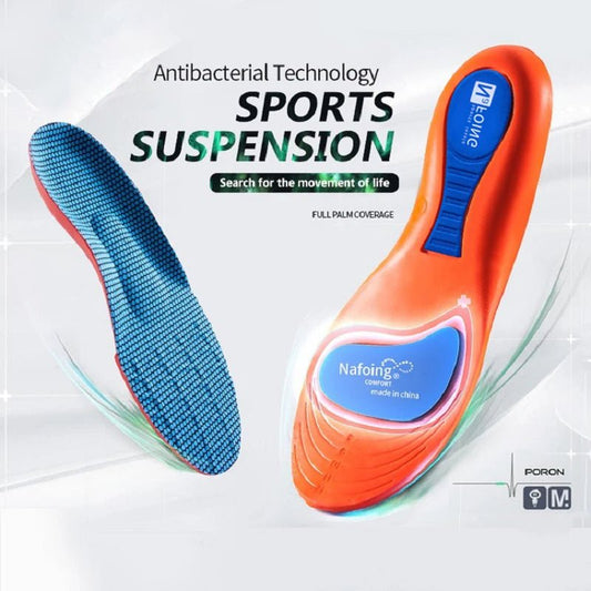 Sport Orthopedic Insoles for Feet Men Women EVA Breathable Shock Absorption Shoes Insole for Running Basketball Sport Care Pads - Direct On Sale