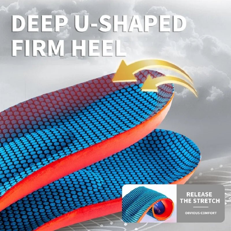 Sport Orthopedic Insoles for Feet Men Women EVA Breathable Shock Absorption Shoes Insole for Running Basketball Sport Care Pads - Direct On Sale