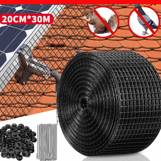 Stainless Steel Solar Panel Bird Proofing Kit Mesh 30m - Direct On Sale