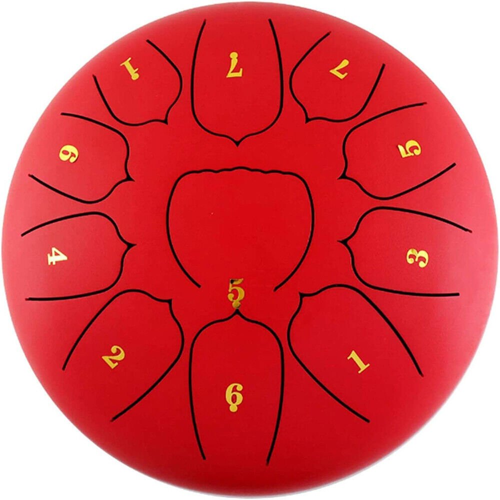 Steel Tongue Drum Instrument for Meditation, Decompression, Music and Gift - Direct On Sale