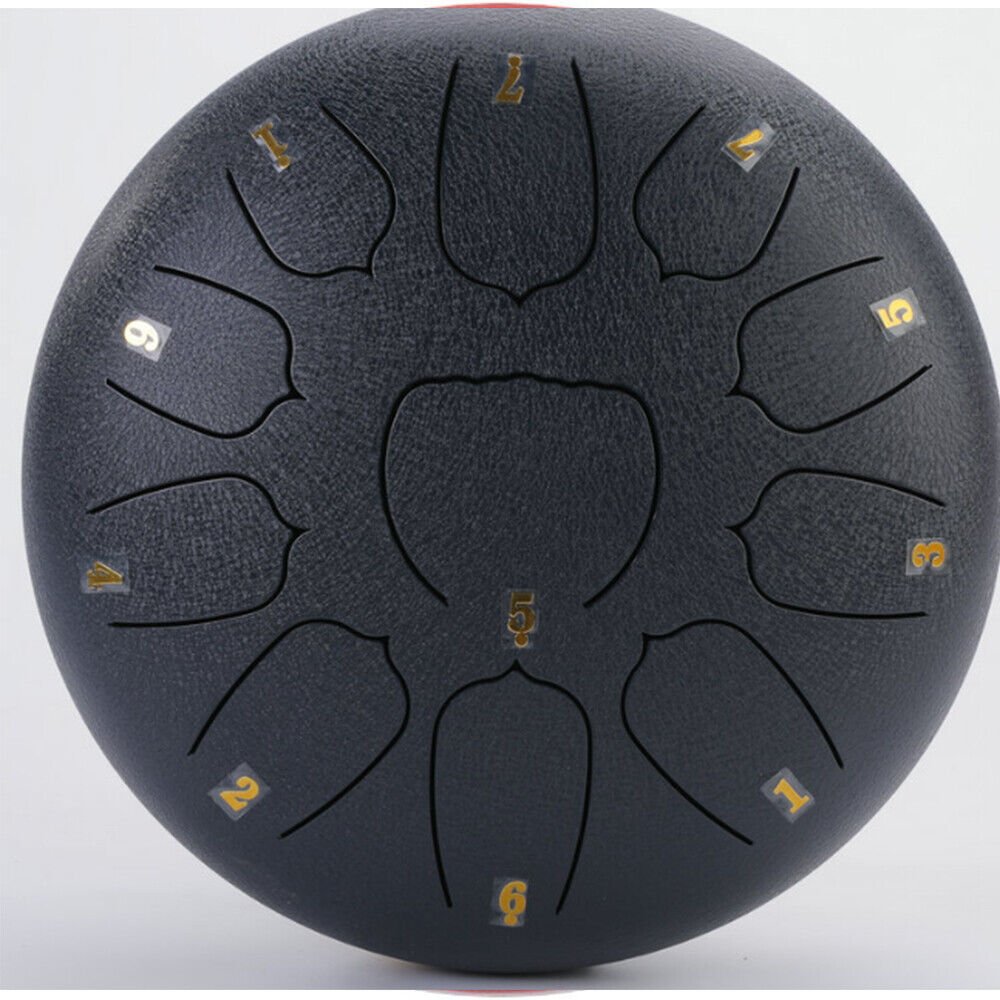 Steel Tongue Drum Instrument for Meditation, Decompression, Music and Gift - Direct On Sale