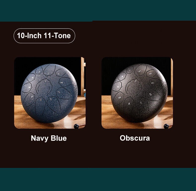 Steel Tongue Drum Instrument for Meditation, Decompression, Music and Gift - Direct On Sale