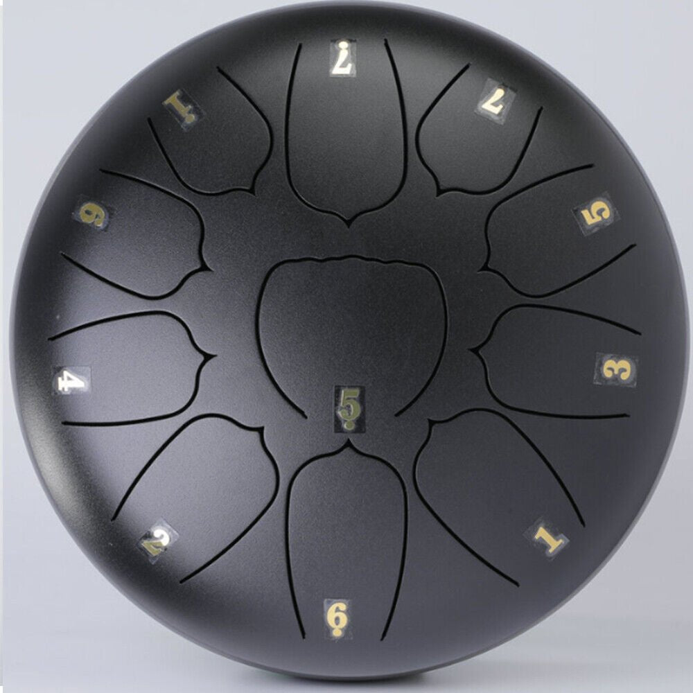 Steel Tongue Drum Instrument for Meditation, Decompression, Music and Gift - Direct On Sale