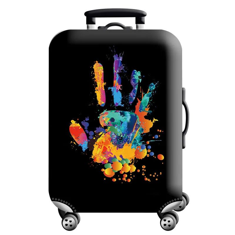 Stretch Luggage Cover – Travel Suitcase Protector with Zipper & Buckle | 26 Pattern Designs | S–XL Sizes - Direct On Sale
