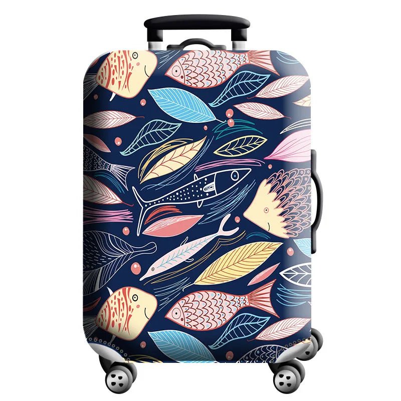 Stretch Luggage Cover – Travel Suitcase Protector with Zipper & Buckle | 26 Pattern Designs | S–XL Sizes - Direct On Sale