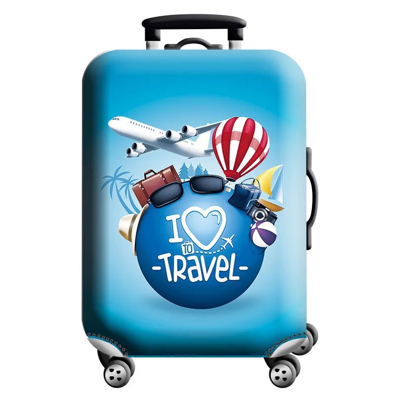 Stretch Luggage Cover – Travel Suitcase Protector with Zipper & Buckle | 26 Pattern Designs | S–XL Sizes - Direct On Sale