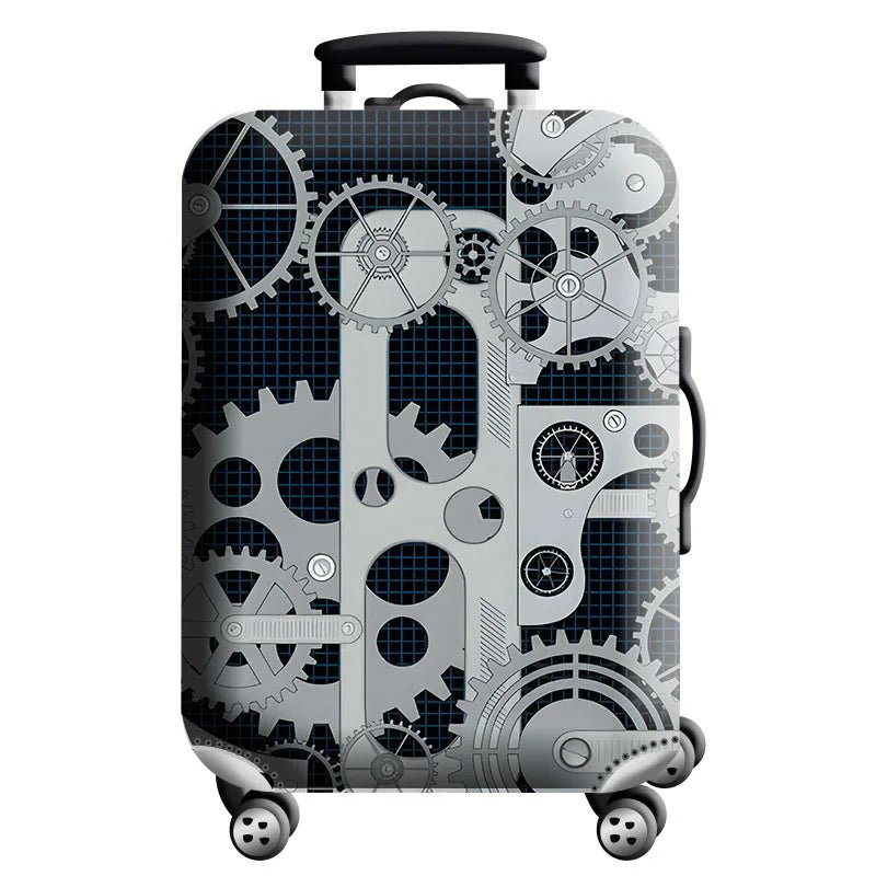 Stretch Luggage Cover – Travel Suitcase Protector with Zipper & Buckle | 26 Pattern Designs | S–XL Sizes - Direct On Sale