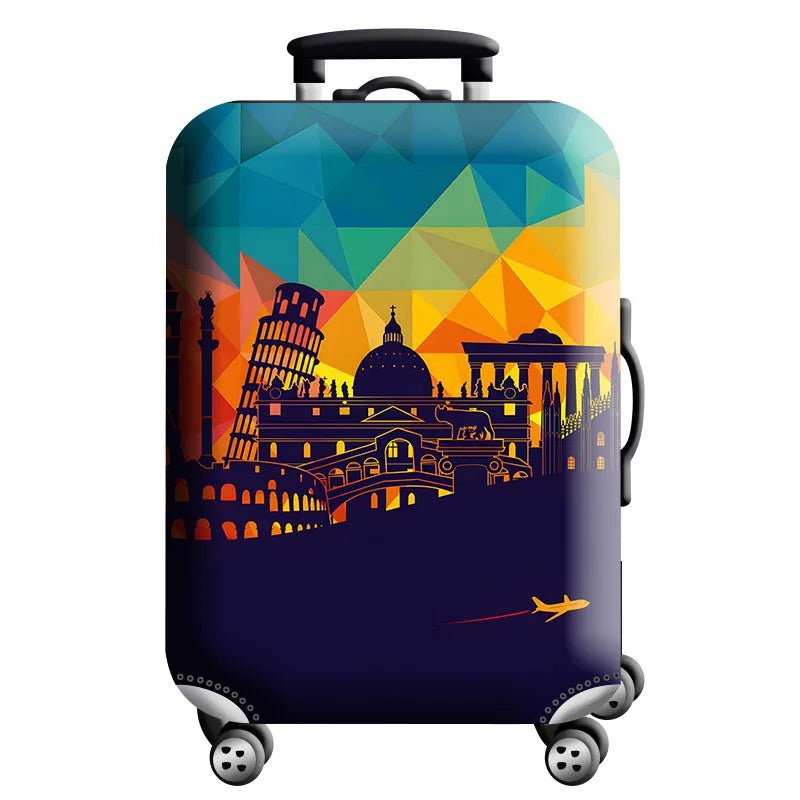 Stretch Luggage Cover – Travel Suitcase Protector with Zipper & Buckle | 26 Pattern Designs | S–XL Sizes - Direct On Sale