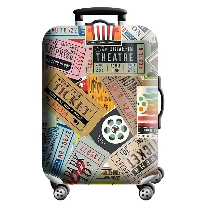 Stretch Luggage Cover – Travel Suitcase Protector with Zipper & Buckle | 26 Pattern Designs | S–XL Sizes - Direct On Sale