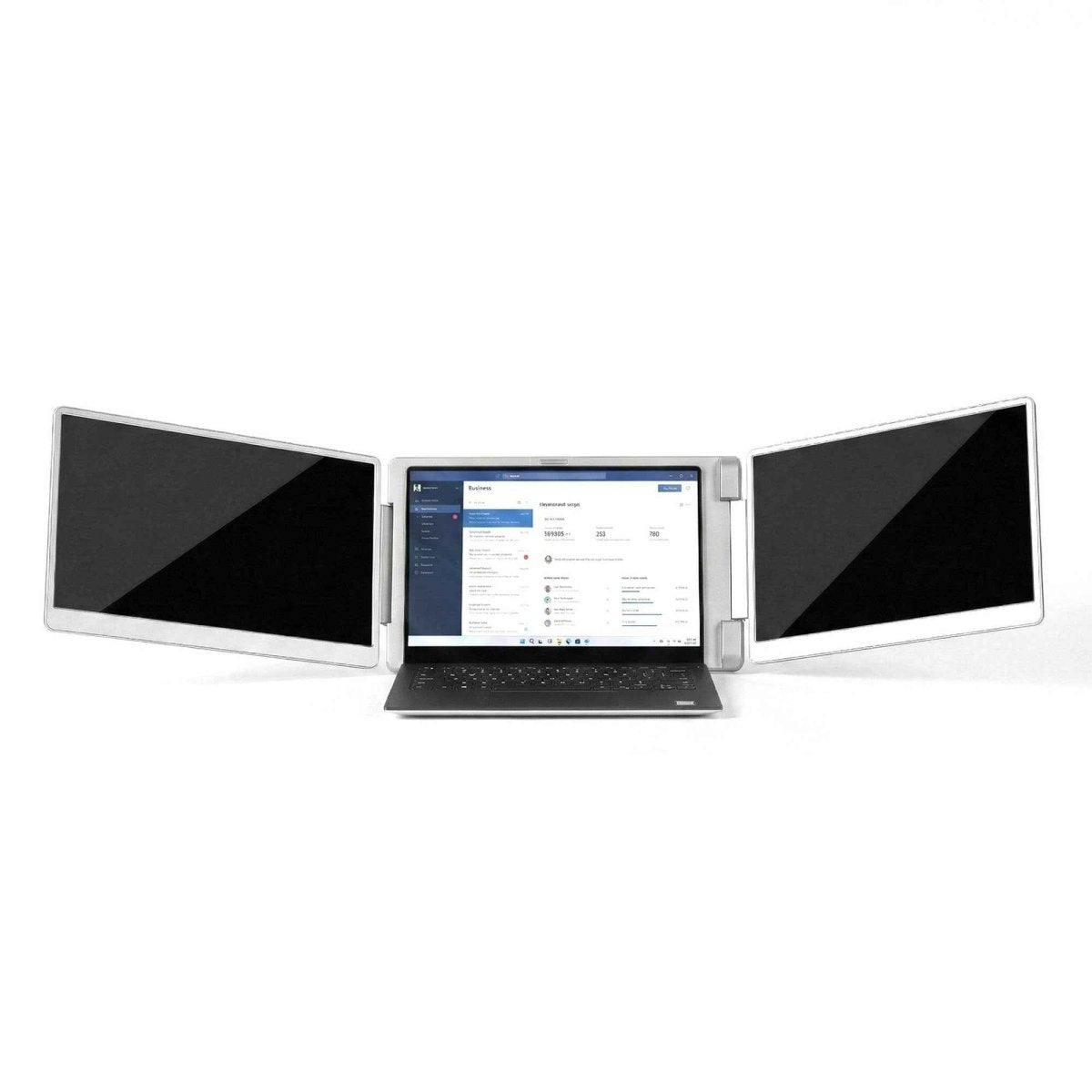 Triple Portable Monitor Laptop Screen Extender 15.6" Dual Display FHD IPS - Direct On Sale