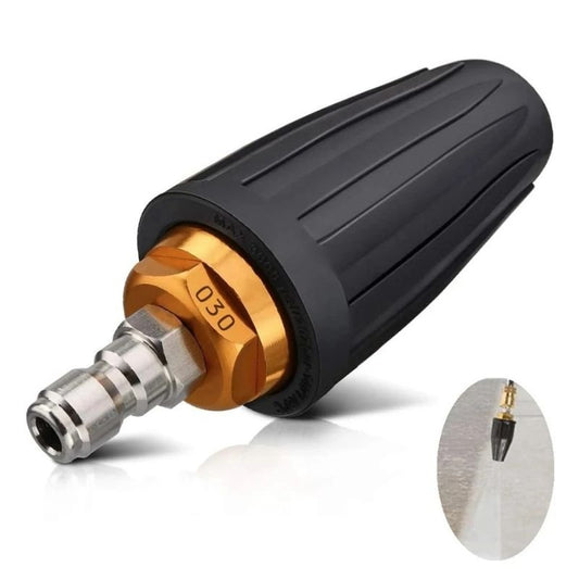 Turbo Nozzle for Pressure Washer 360° Rotating with 1/4" Quick Connector, 4000PSI - Direct On Sale