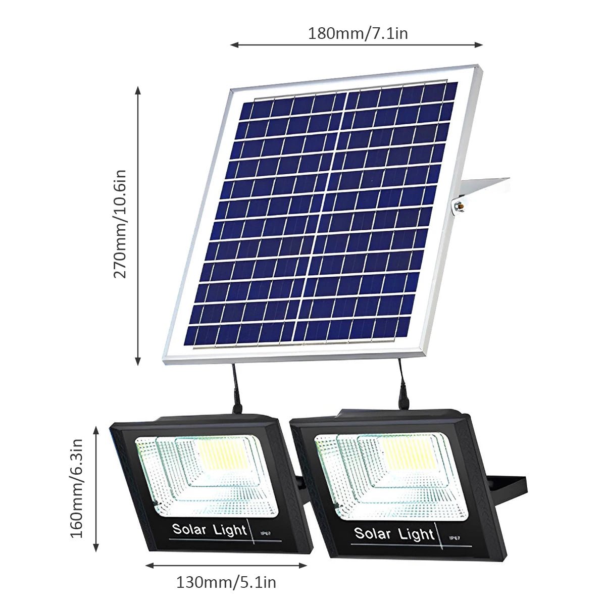 Ultra - Bright Solar LED Outdoor Garden Light with Remote Control, Waterproof Solar Street and Path Lamp - Direct On Sale