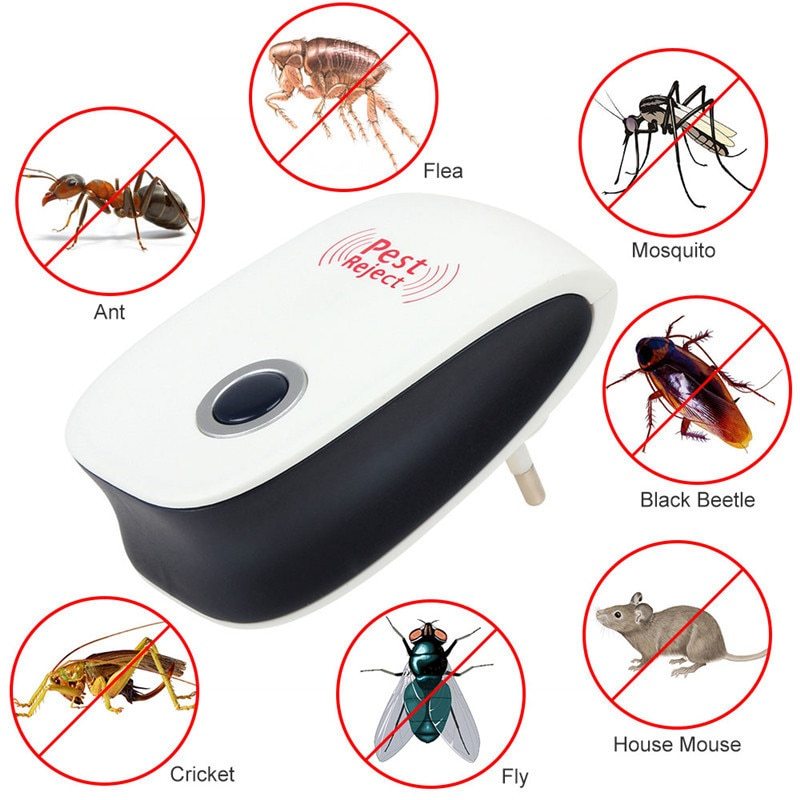 Ultrasonic Pest Repeller, (4Pack) Upgraded Electronic Indoor Plug - in Pest Control Efficient Repelling Rat, Spider, Ant, Mosquito, Cockroach, Bed Bug and Other Rodents, Non - Toxic Eco - Friendly - Direct On Sale