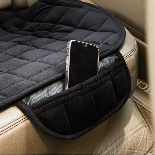 Universal Rear Car Seat Cover with Storage Pockets - Direct On Sale