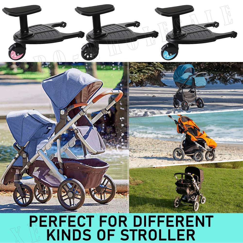 Universal Stroller Step Board Sit Stand Connector Attachment for Toddler to Ride - Direct On Sale