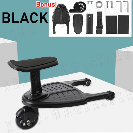 Universal Stroller Step Board Sit Stand Connector Attachment for Toddler to Ride