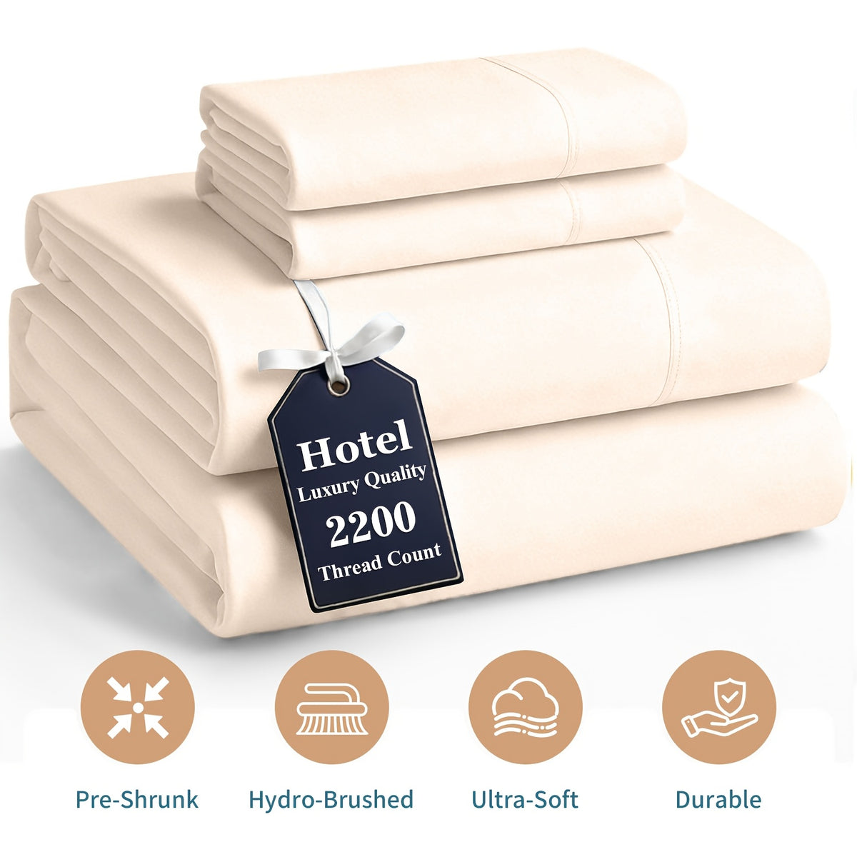 Flat sheet and pillowcases of the set
