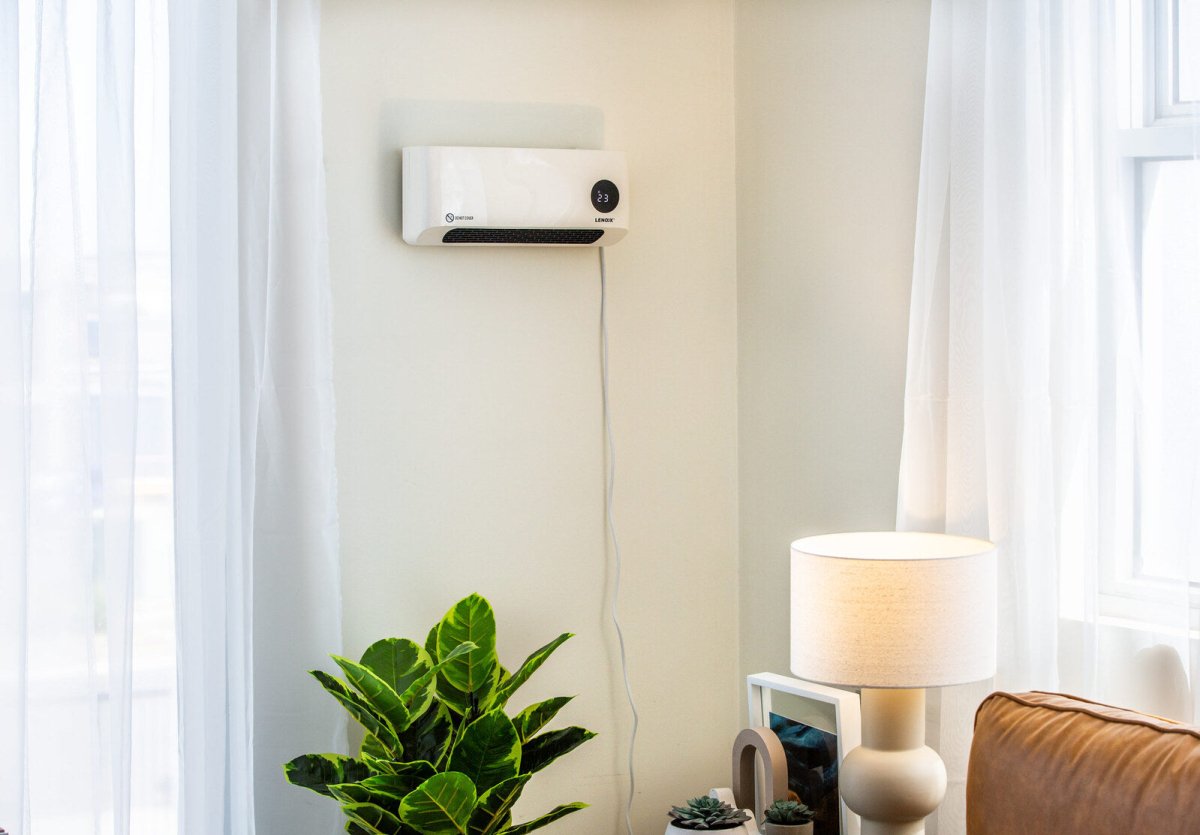 Wall - Mounted Heater & Fan with Remote Control - Direct On Sale