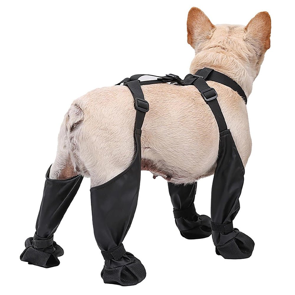 Waterproof Anti - Fall Dog Outdoor Walking Running Hiking Booties with Auxiliary Strap - Direct On Sale