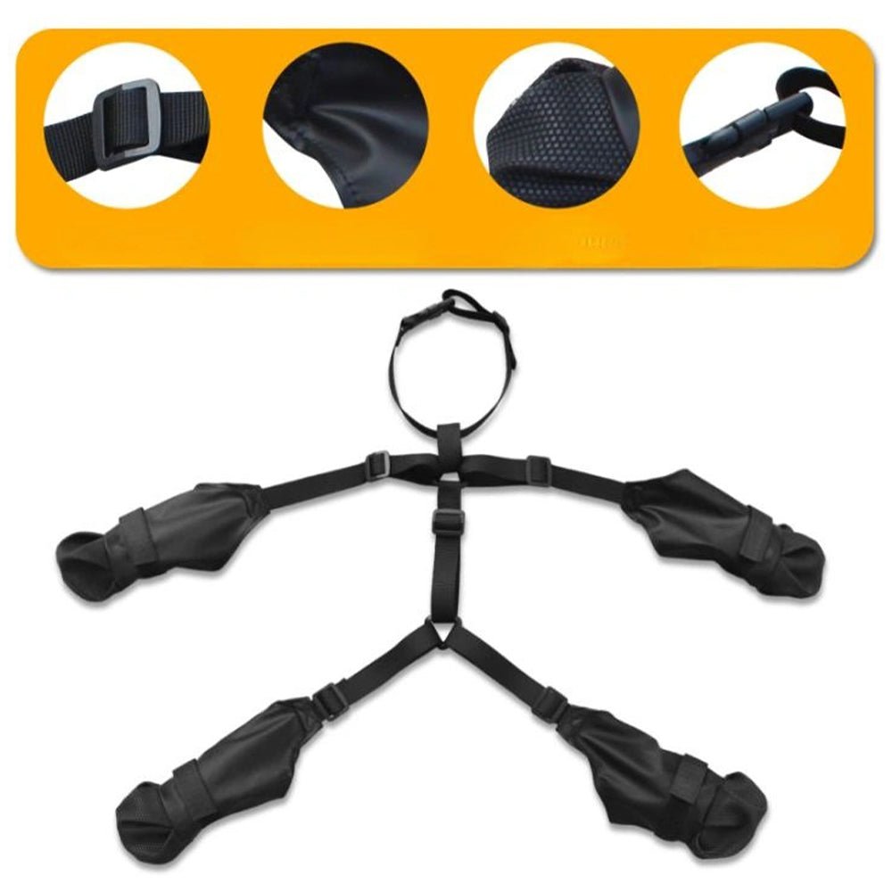 Waterproof Anti - Fall Dog Outdoor Walking Running Hiking Booties with Auxiliary Strap - Direct On Sale