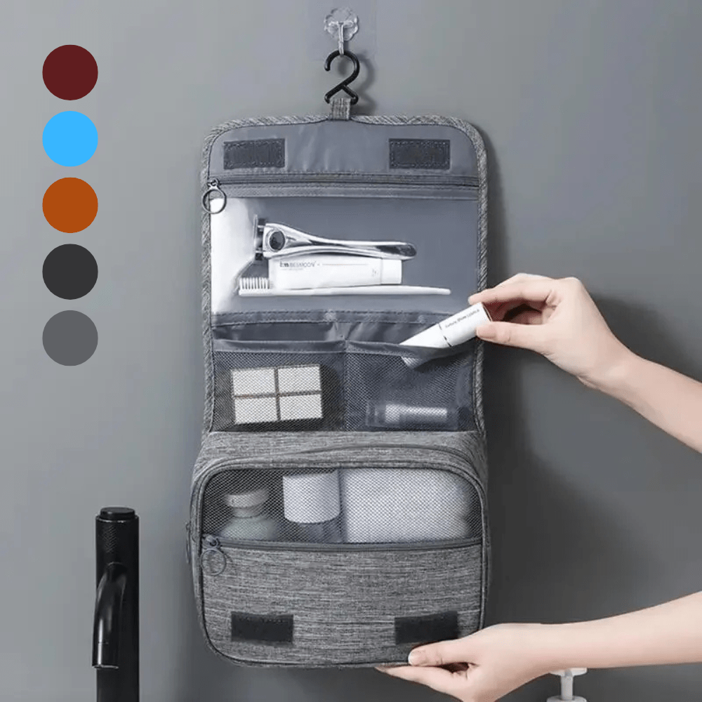 Waterproof Hanging Toiletry & Cosmetic Travel Bag - Direct On Sale