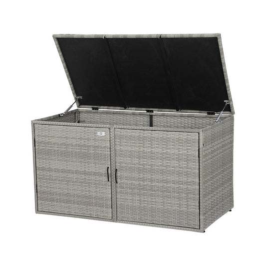 Waterproof Outdoor Storage Cabinet – Durable Wicker Box for Garden Tools, Deck, and Patio - Direct On Sale