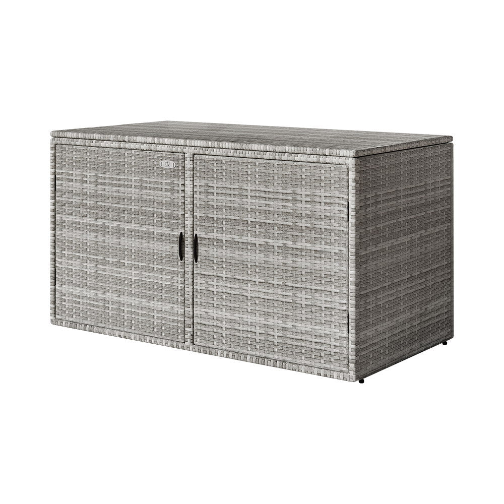 Waterproof Outdoor Storage Cabinet – Durable Wicker Box for Garden Tools, Deck, and Patio - Direct On Sale