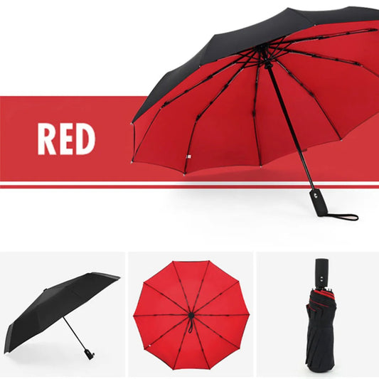 Windproof Double Layer Fully Automatic Resistant Umbrella - Direct On Sale