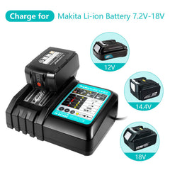 Makita Compatible 18V Li-Ion Tool Battery/Charger BL1860 B 5.0Ah LXT BL1850B BL1830B