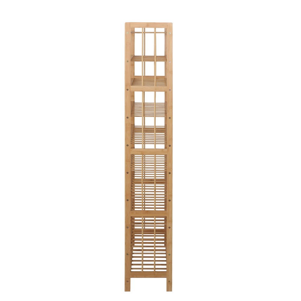 10 - Tier Bamboo Shoe Rack Wooden Shelf Stand Storage Organizer - Direct On Sale