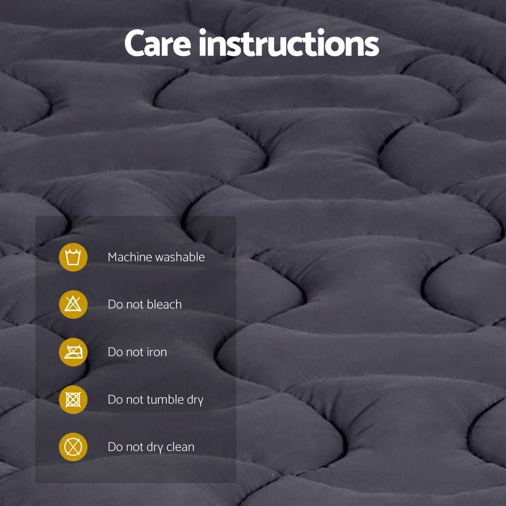 1000GSM 3 - Zone Comfort Bedding Mattress Topper Pillowtop - Direct On Sale