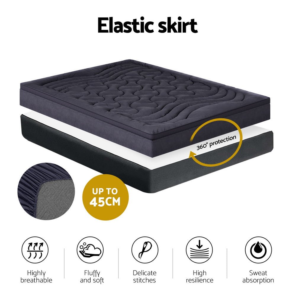 1000GSM 3 - Zone Comfort Bedding Mattress Topper Pillowtop - Direct On Sale