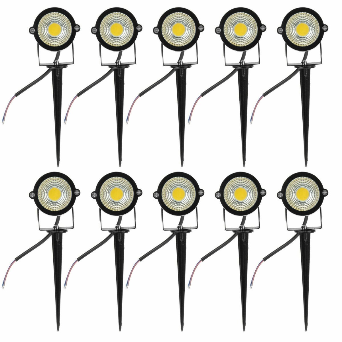 10PCS 12V LED Waterproof Outdoor Garden Spotlights Landscape Light Flood Lights - Direct On Sale