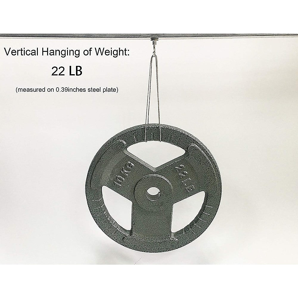 10x Strong Rare Earth N38 Neodymium Magnetic Hanger Holder 10kg Magnet Hooks - Direct On Sale