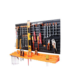 52Pc Wall Mounted Tool Storage Rack Wrench Spanner Holder Screwdriver Pliers