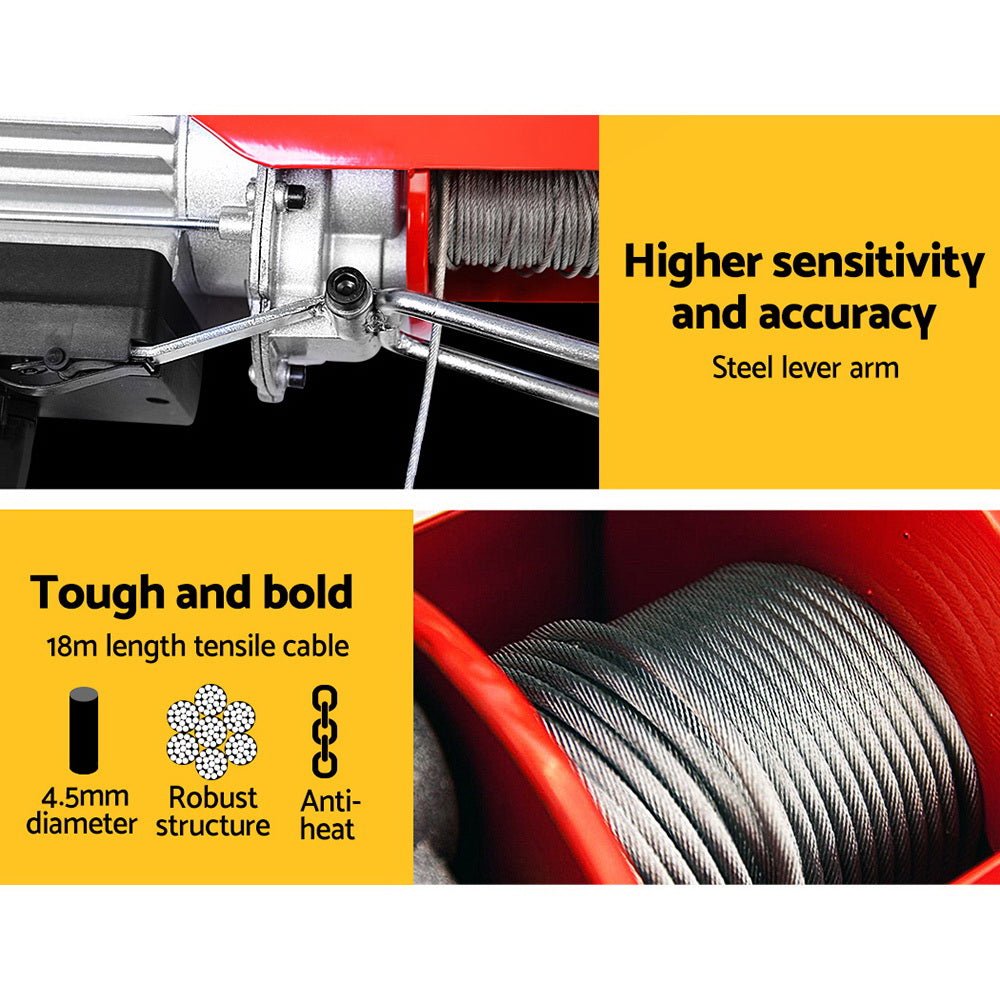 1200w 300/600KG Electric Hoist winch - Direct On Sale