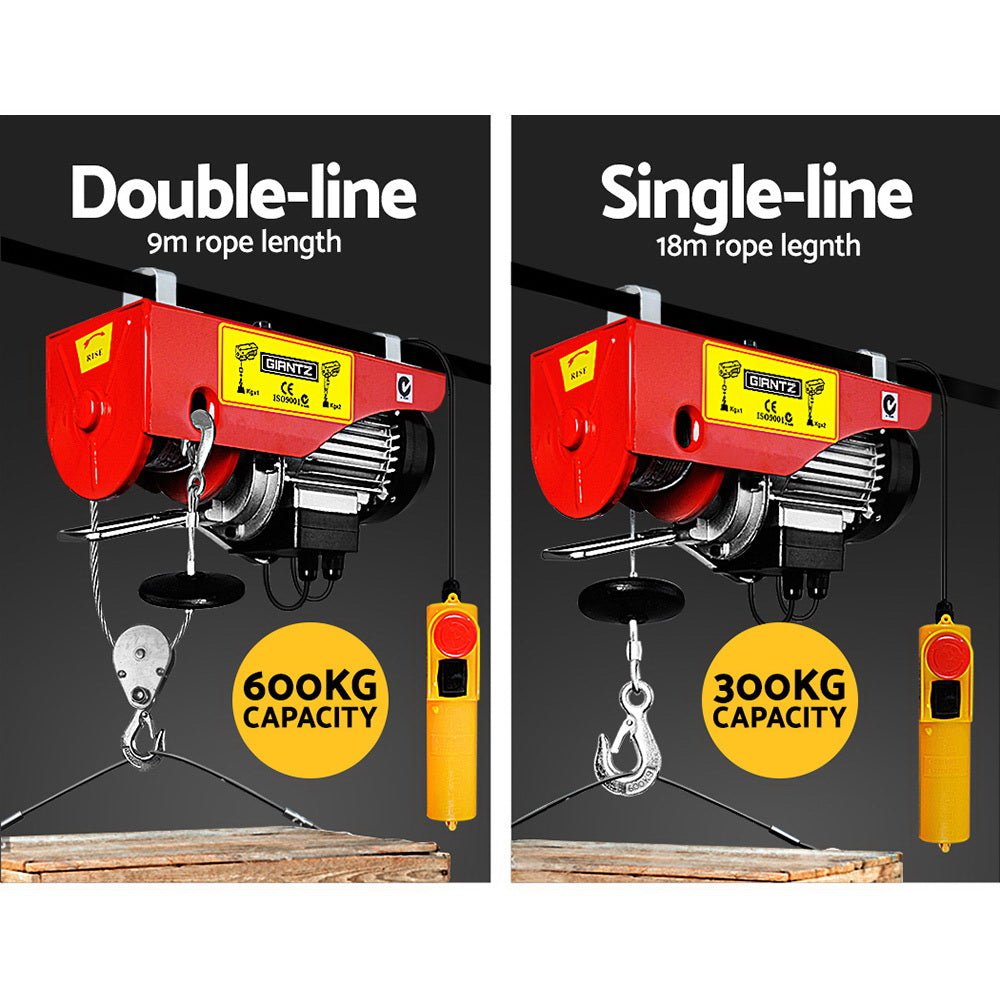 1200w 300/600KG Electric Hoist winch - Direct On Sale