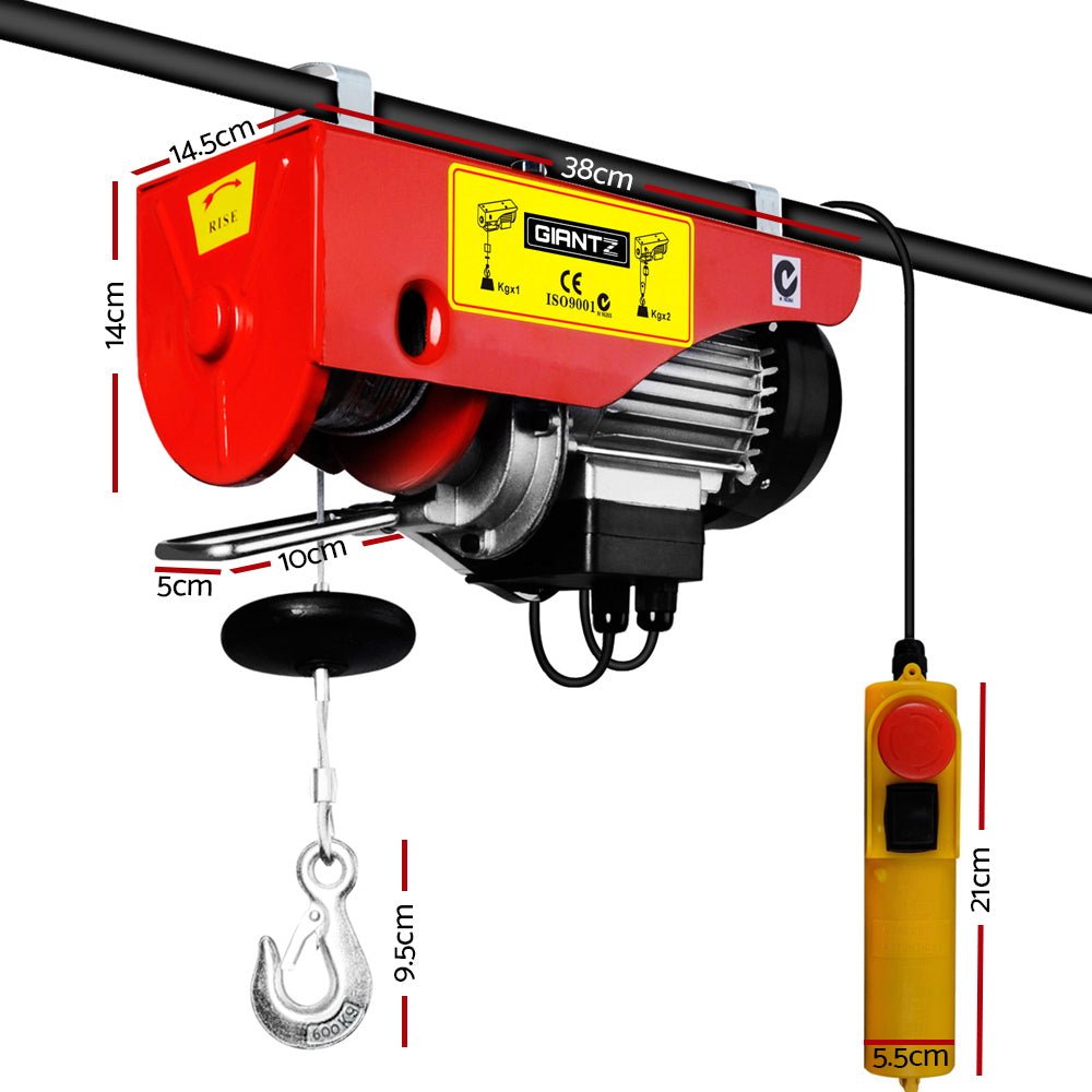 1200w 300/600KG Electric Hoist winch - Direct On Sale