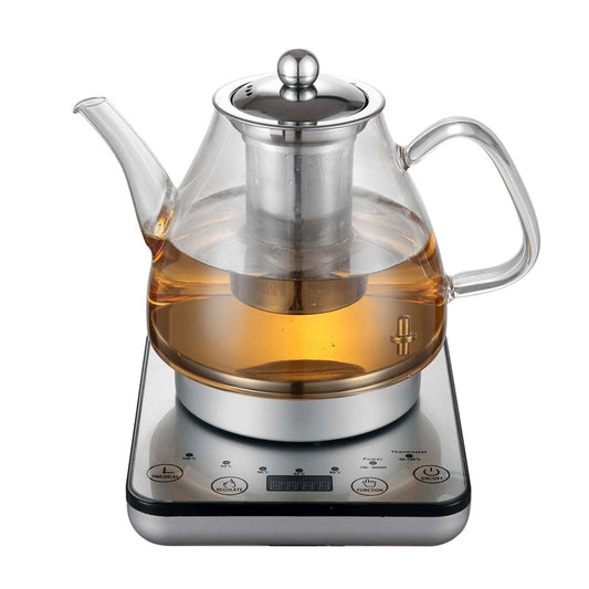 1.2L Digital Glass Kettle 800W Electric with Tea Infuser - Direct On Sale