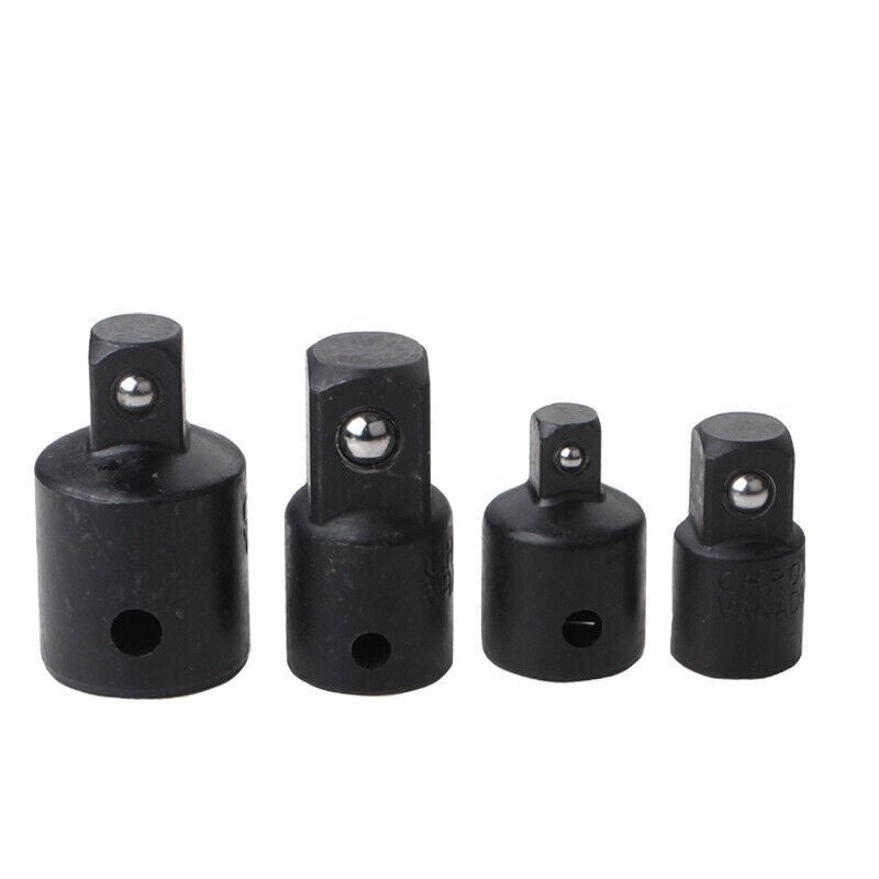 12Pc Drill Socket Adapter Set Impact Nut Driver Hex Extension Bit 1/4" 3/8" 1/2" - Direct On Sale