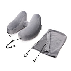 H Shape Inflatable Travel Pillow Folding Lightweight